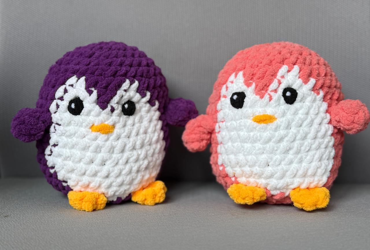Handcrafted Crochet Penguin Plushie