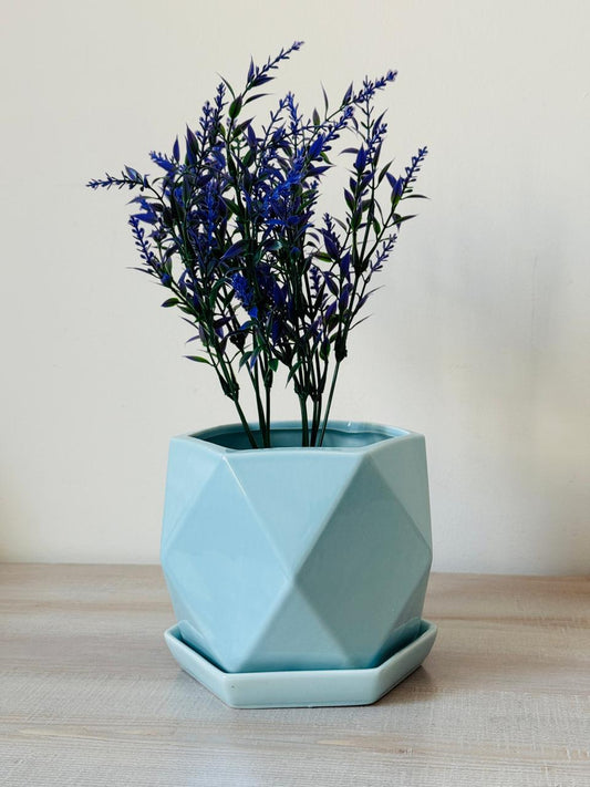 Geometric Ceramic Vase