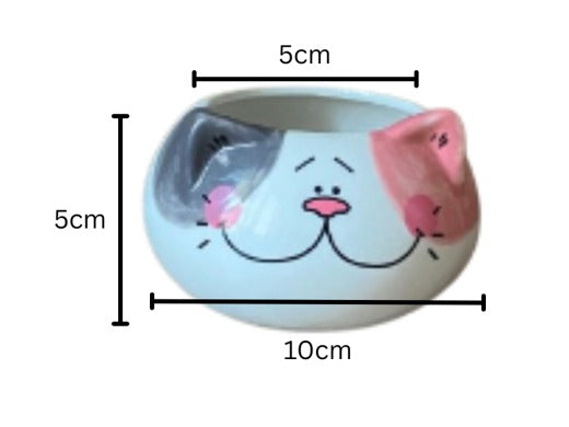 Cute Cat Ceramic Planter