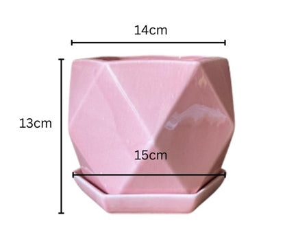 Geometric Ceramic Vase