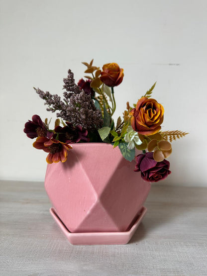 Geometric Ceramic Vase