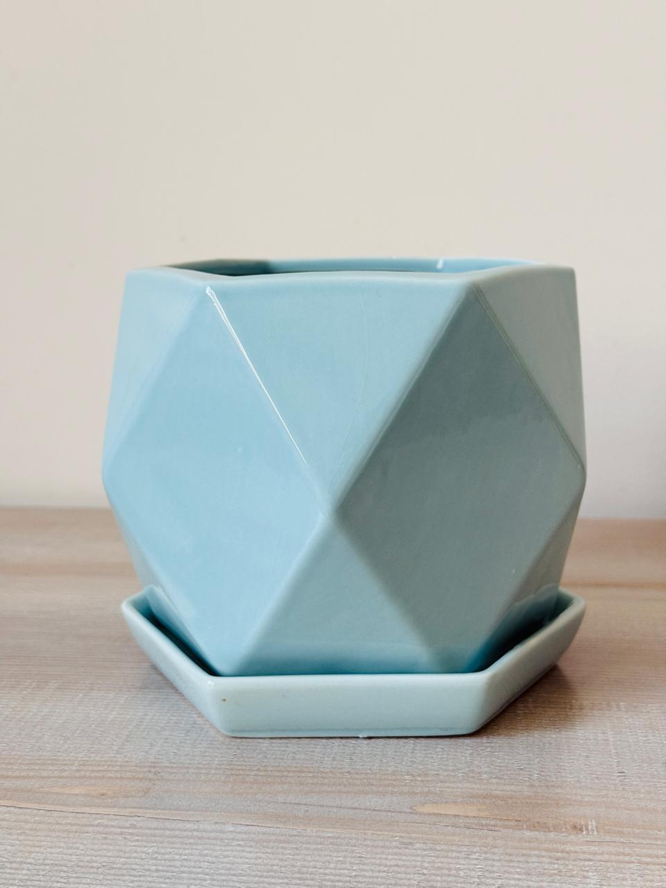 Geometric Ceramic Vase