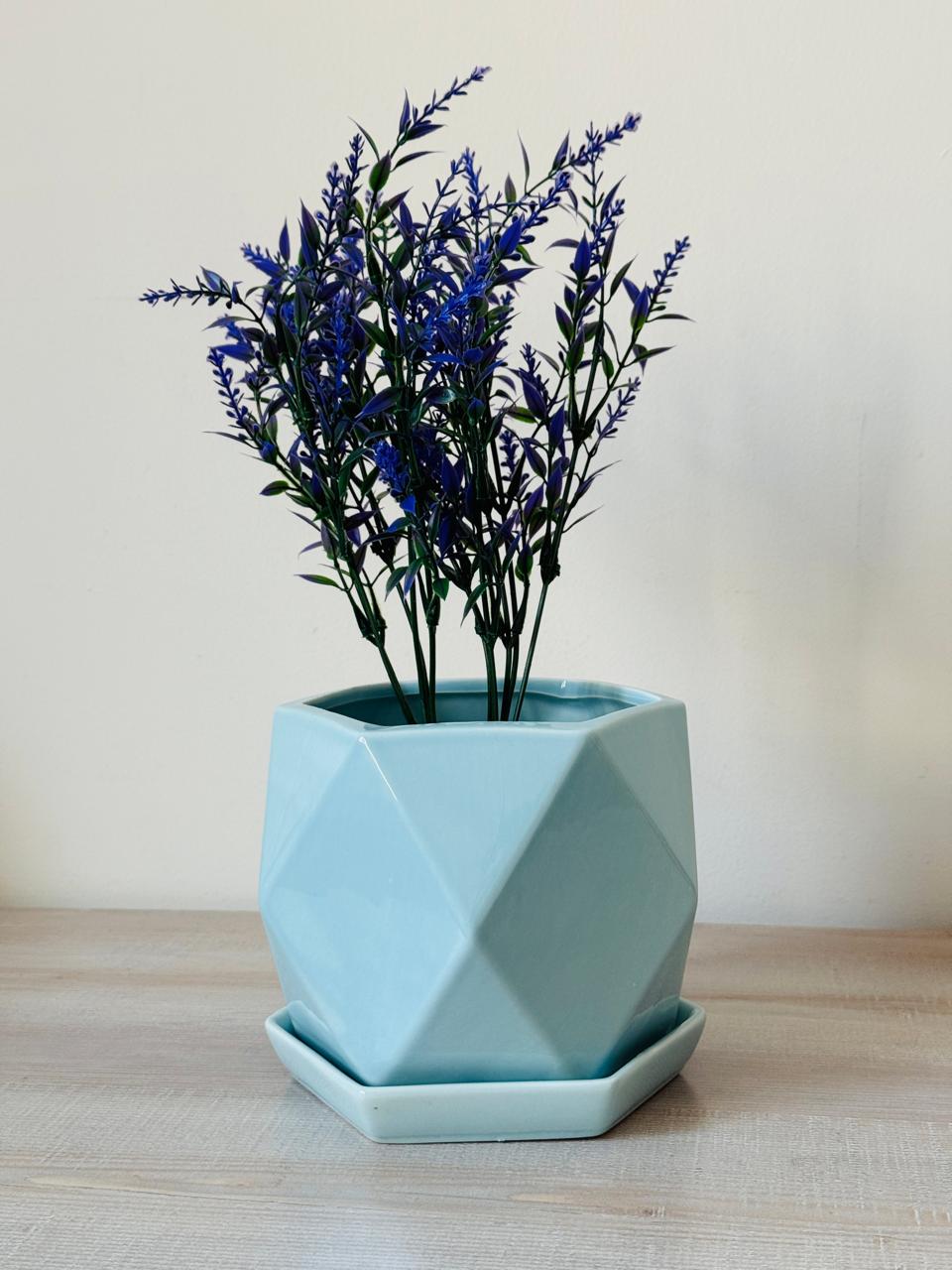 Geometric Ceramic Vase